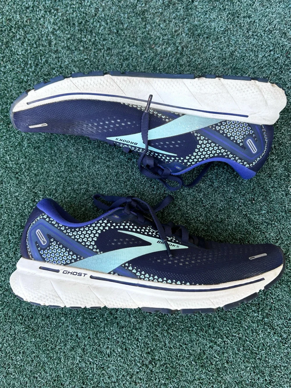 Brooks Ghost 14 Running Shoe Blue 9